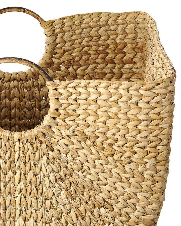 Water Hyacinth Basket Natural Washuk