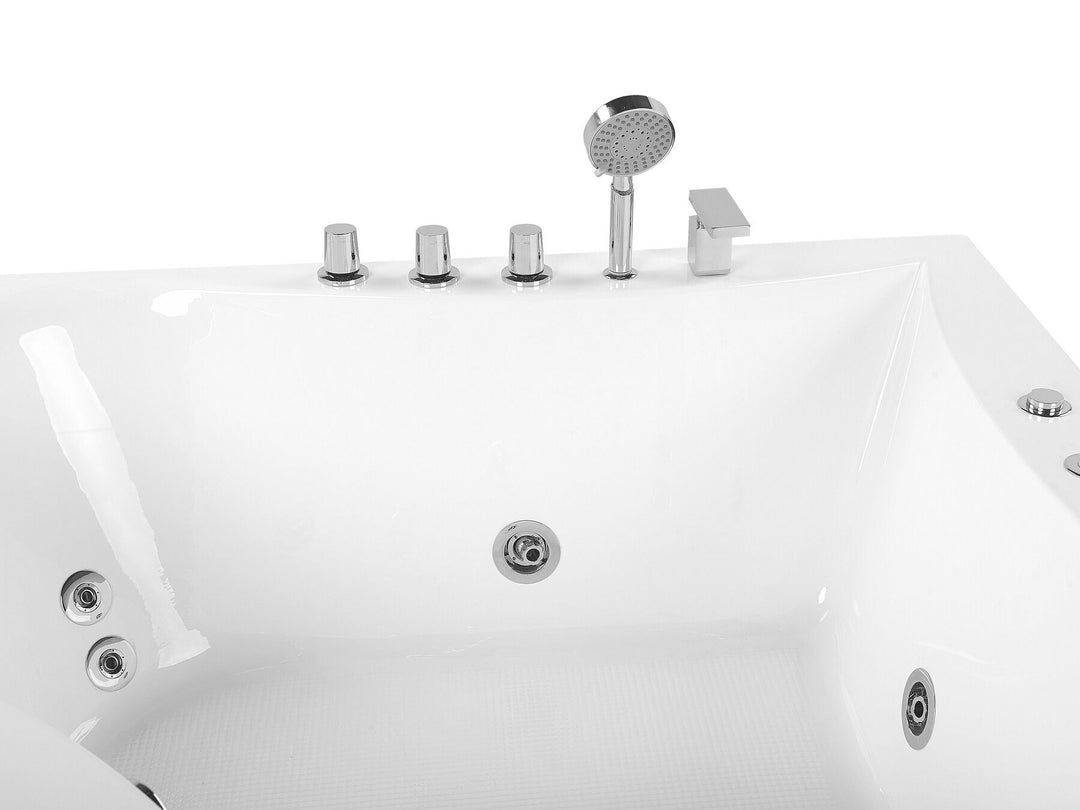 Whirlpool Corner Bath 1870 x 1330 mm White Islita