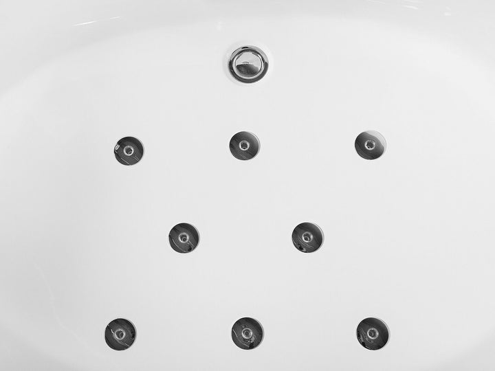 Whirlpool Bath with LED 2010 x 1500 mm White Mangle