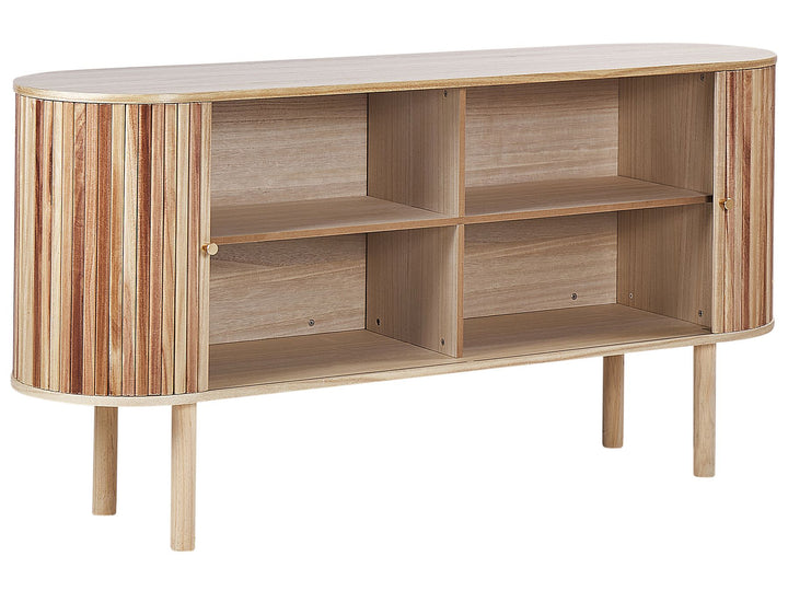 Wooden 2 Door Sideboard 75 cm Light Manana