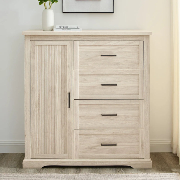 Grooved Wardrobe Birch Melita