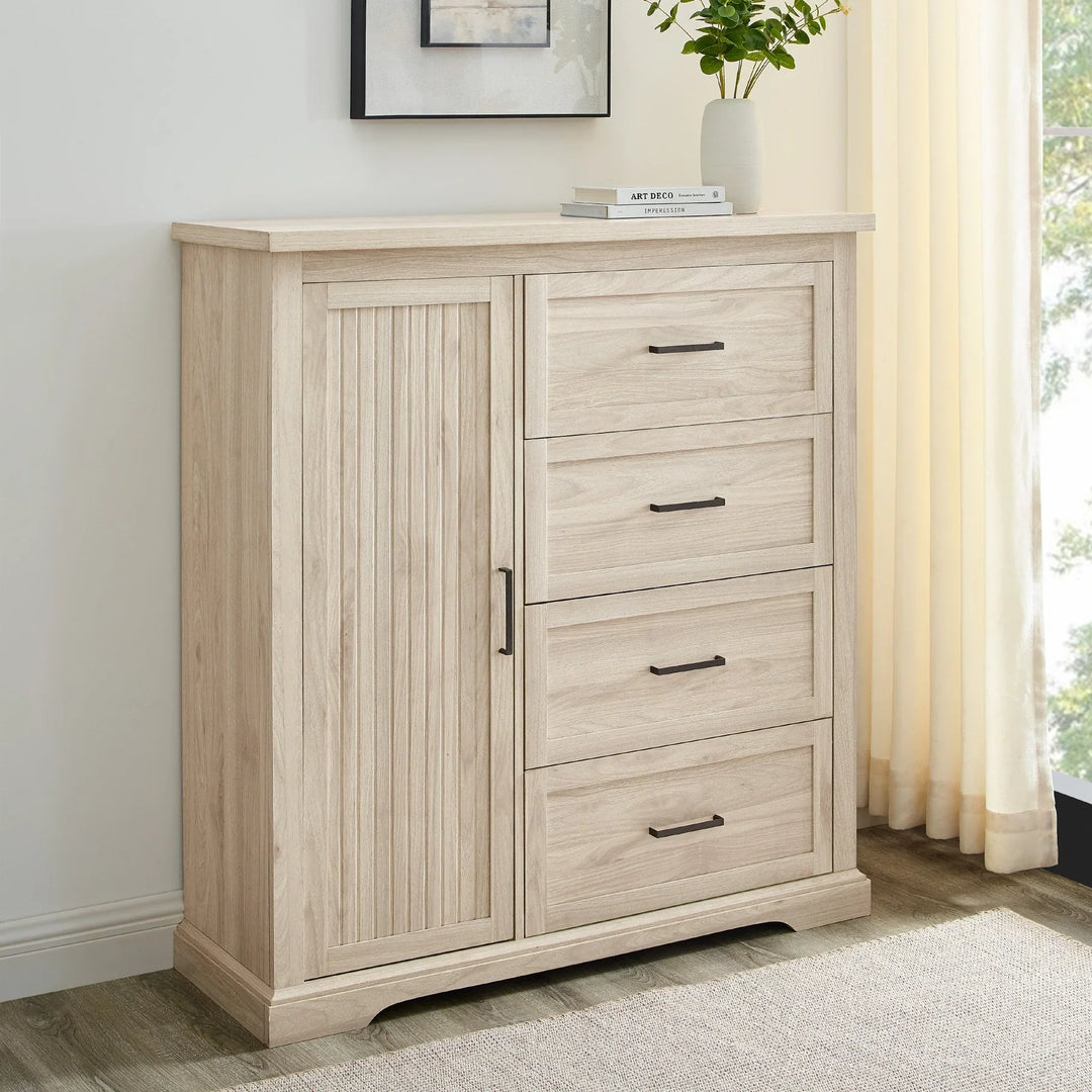 Grooved Wardrobe Birch Melita