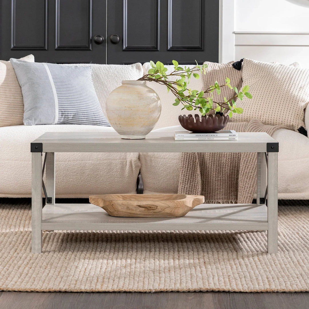 Coffee Table Stone Grey Frame