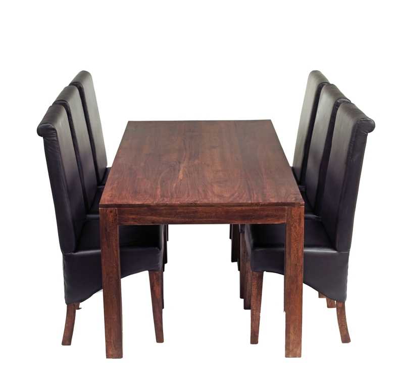 Dark Mango Large Dining Table (180cm) Toko