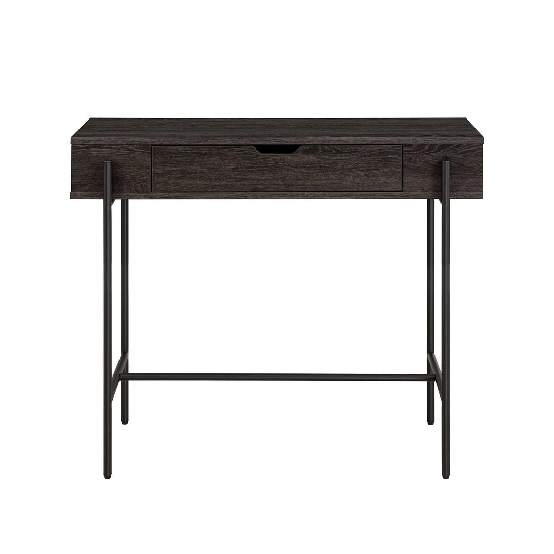 Modern 1 Drawer Console Table Charcoal Apogee