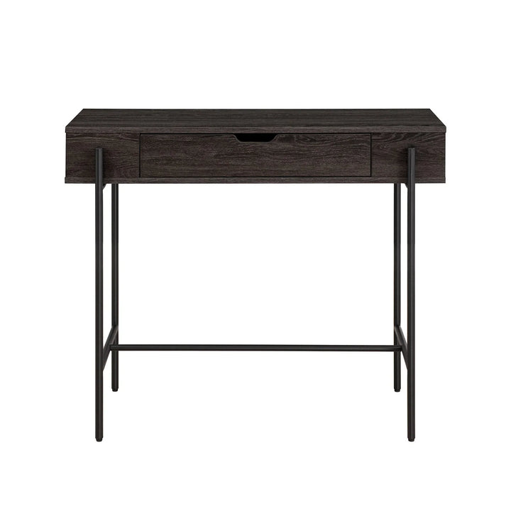 Modern 1 Drawer Console Table Charcoal Apogee