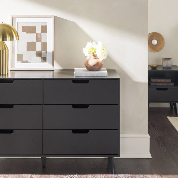 Modern Drawer Chest Black Knudson