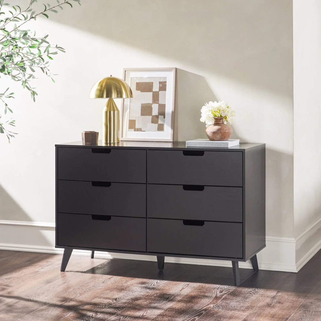 Modern Drawer Chest Black Knudson