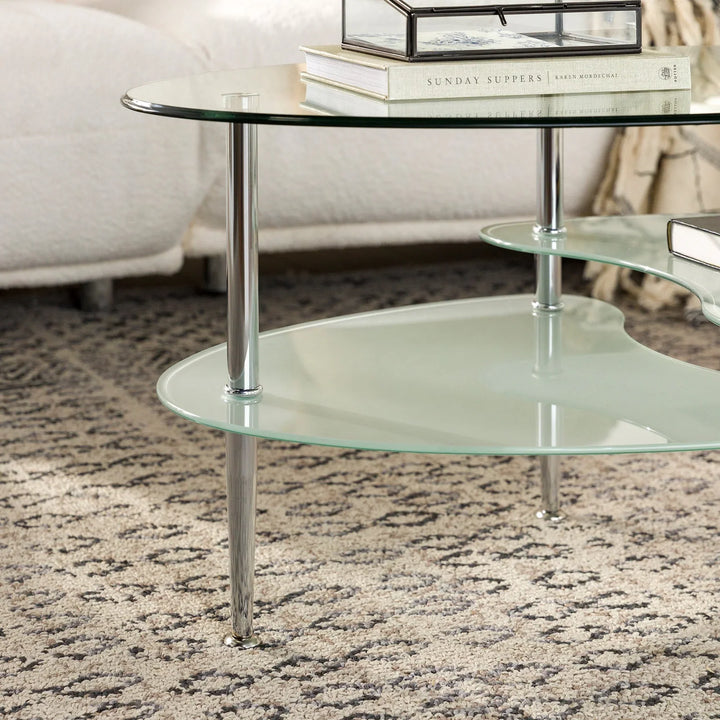 Glass Top Coffee Table Cartwright