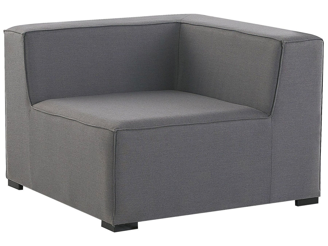 Arezzo Right Hand 7 Seater Modular Garden Corner Lounge Set Grey