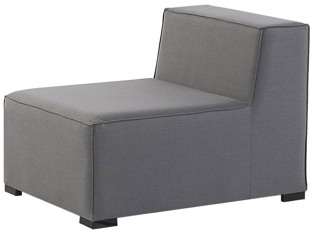 Arezzo Right Hand 7 Seater Modular Garden Corner Lounge Set Grey