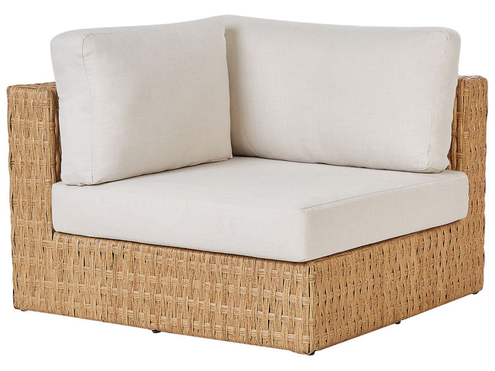 Oliveri 4 Seater PE Rattan Garden Corner Lounge Set Beige