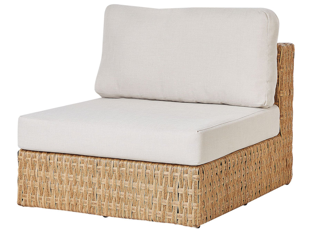 Oliveri 4 Seater PE Rattan Garden Corner Lounge Set Beige