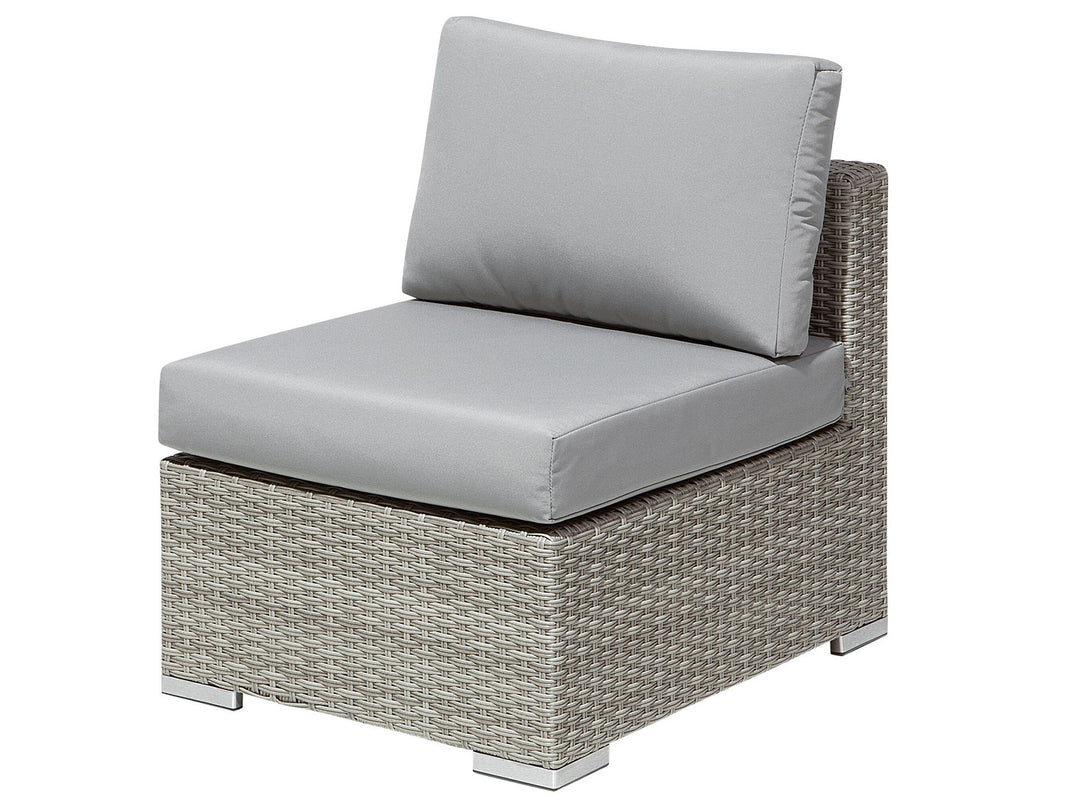 XXL 8 Seater PE Rattan Modular Garden Lounge Set Grey