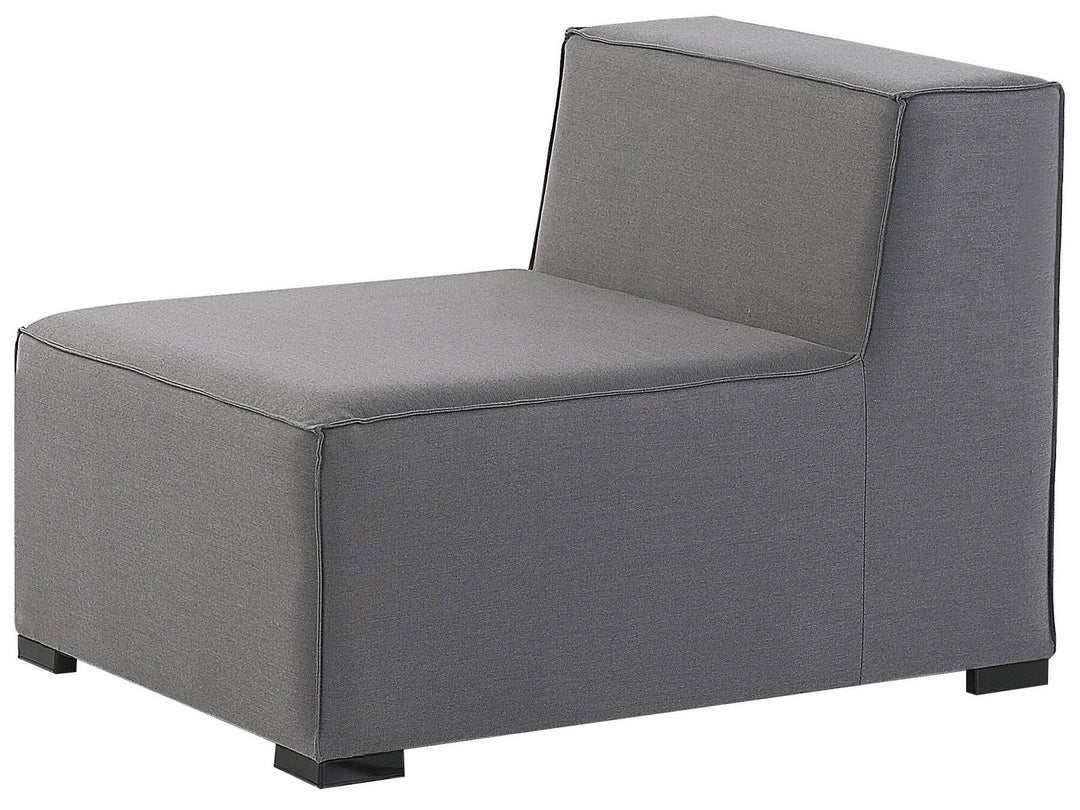 Arezzo Left Hand 7 Seater Modular Garden Corner Lounge Set Grey