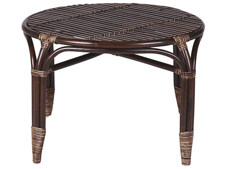 Brindisi 4 Seater Rattan Garden Lounge Set Dark Brown