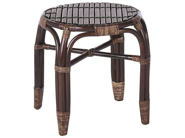 Brindisi 4 Seater Rattan Garden Lounge Set Dark Brown