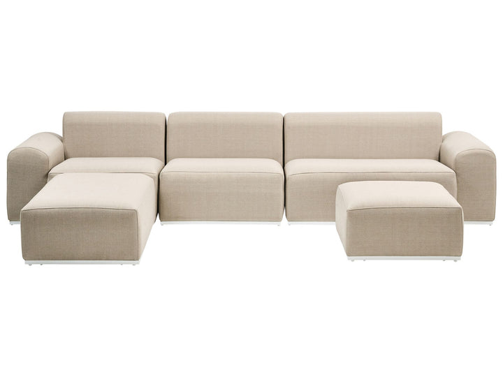 Battifollo 7 Seater Modular Garden Lounge Set Beige