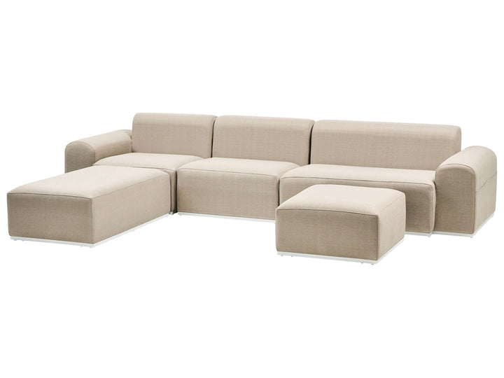 Battifollo 7 Seater Modular Garden Lounge Set Beige