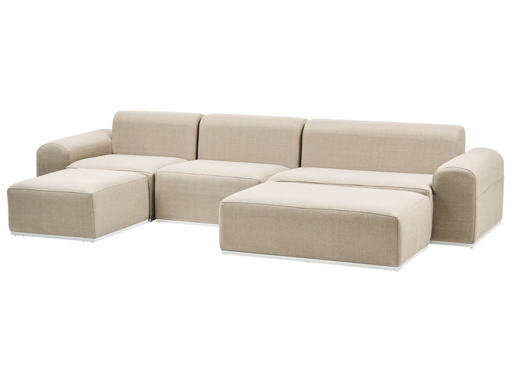 Battifollo 7 Seater Modular Garden Lounge Set Beige