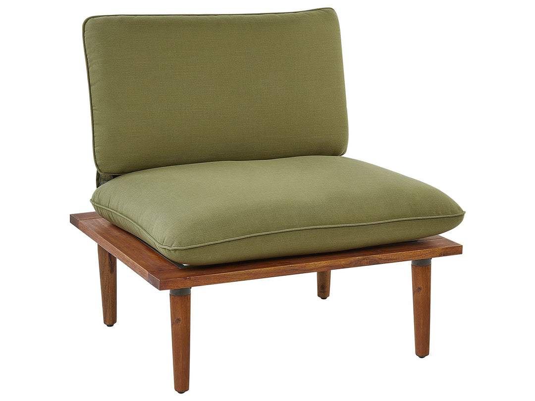 Frascati 4 Seater Certified Acacia Wood Garden Lounge Set Olive Green