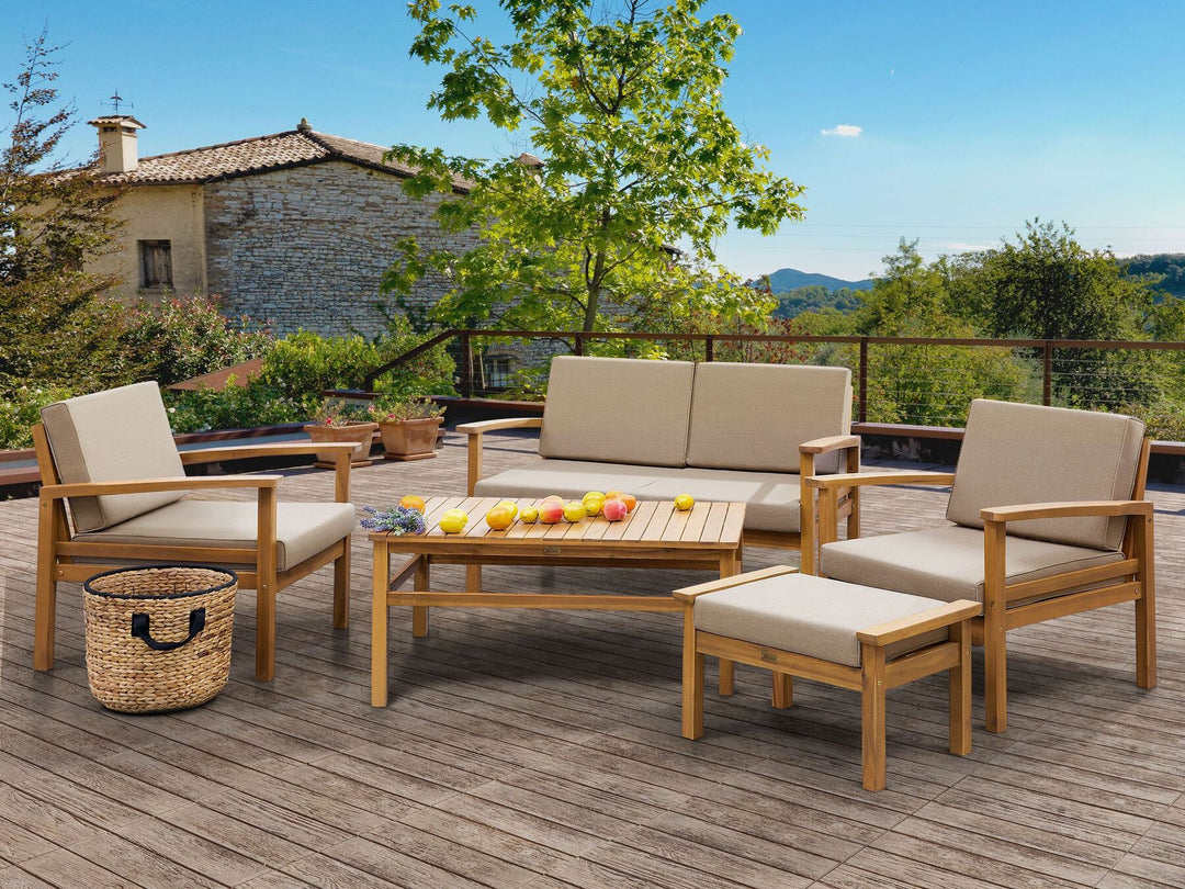 Corato 5 Seater Garden Lounge Set Off-White