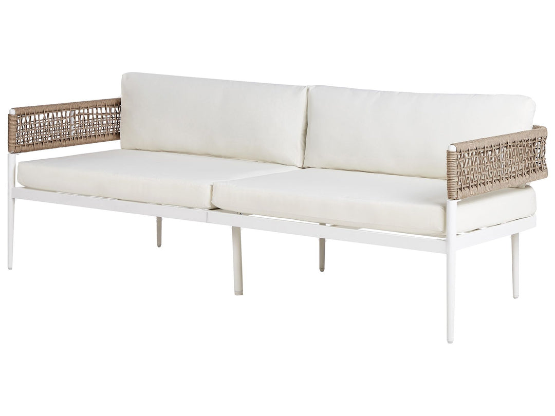 Serla 4 Seater Metal White