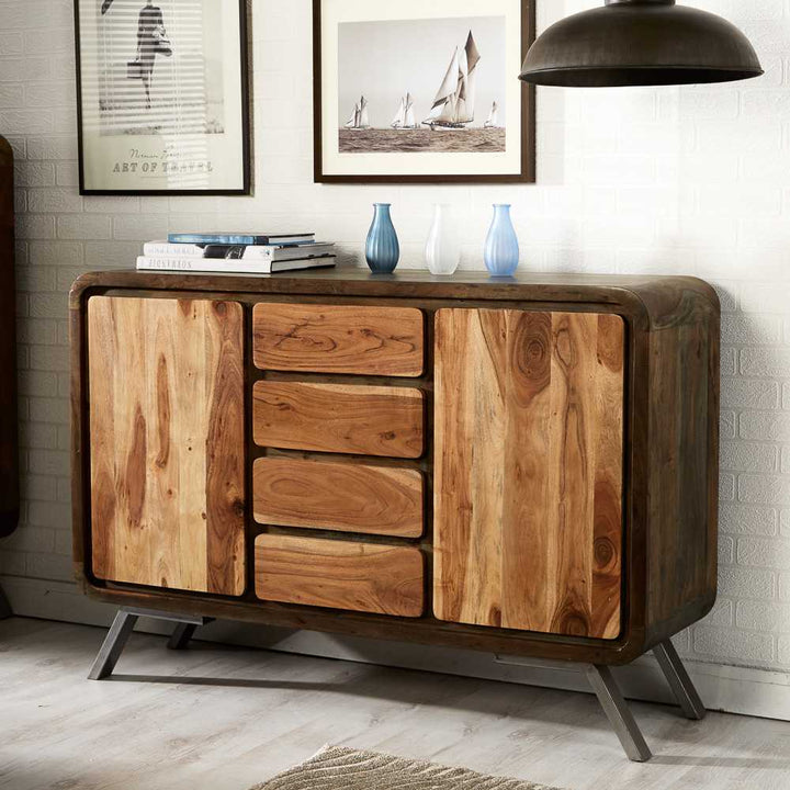 Aspen Large Sideboard - Metal/Wood