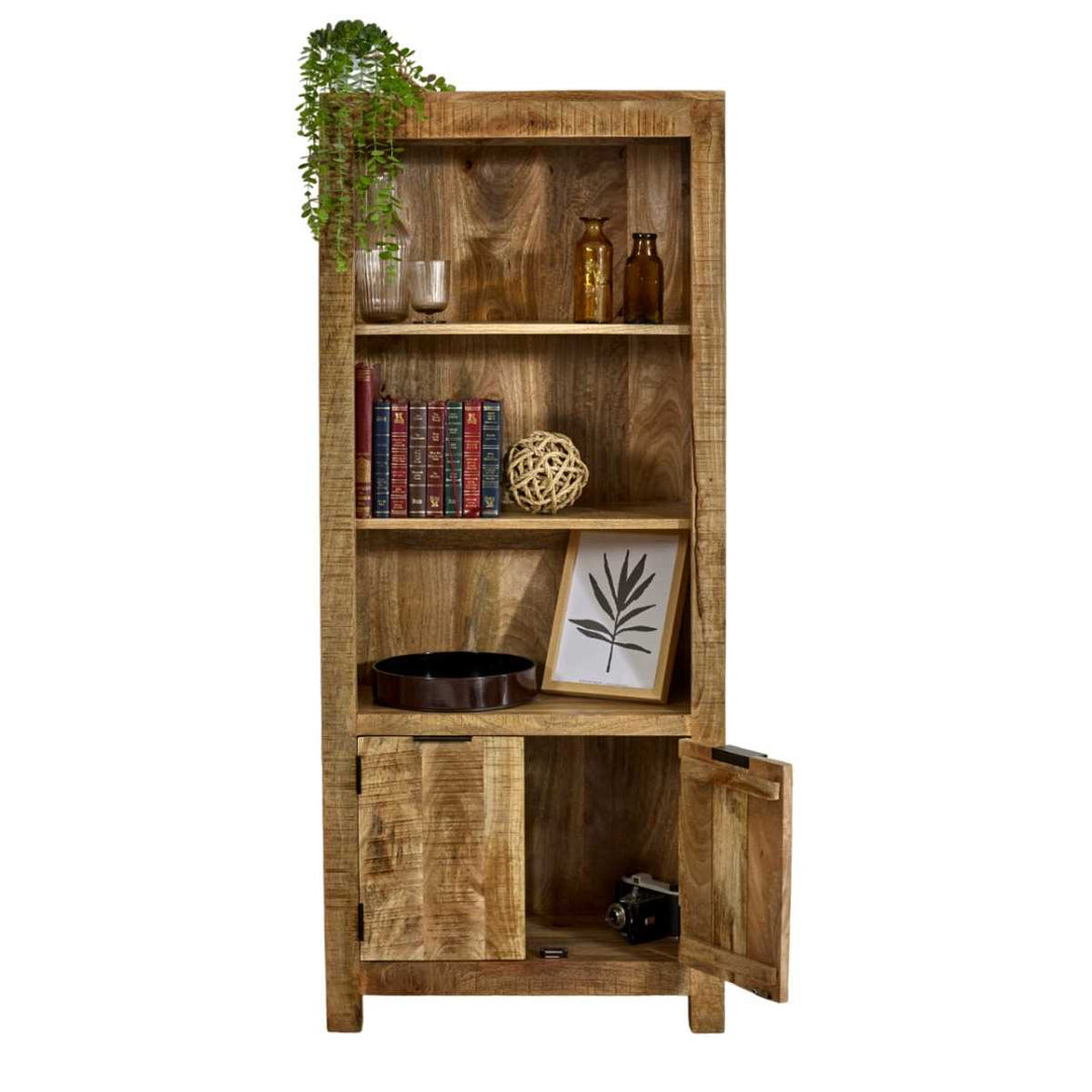 Surrey Solid Wood Bookcase With Doors