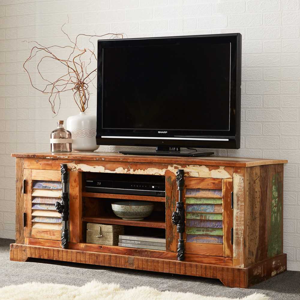 Coastal Reclaimed Wood TV Stand