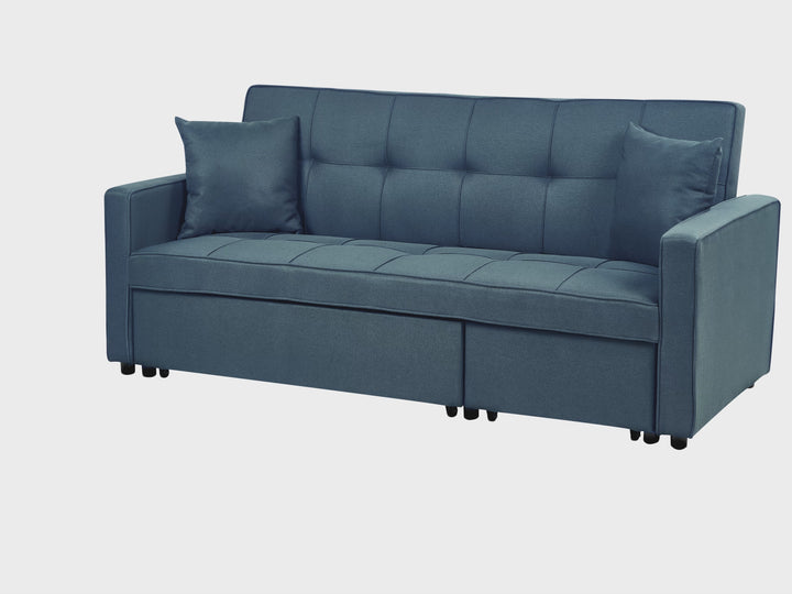 Sofa Bed Navy Blue Glomma