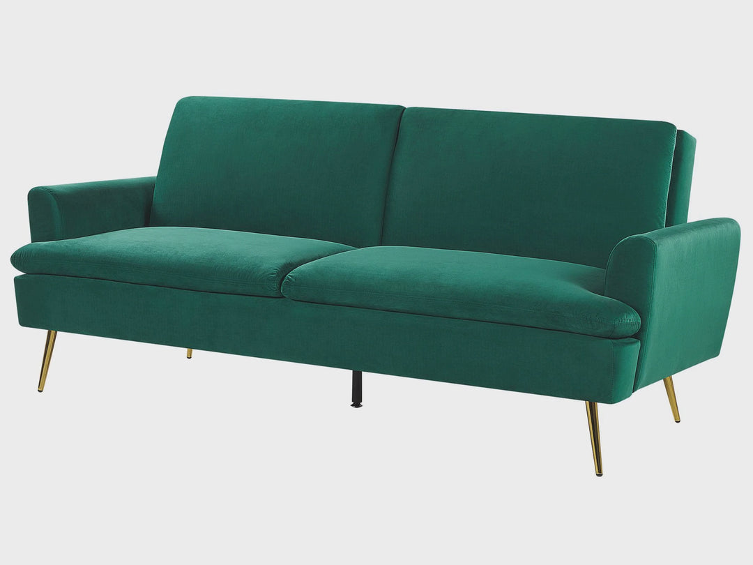 Sofa Bed Velvet Dark Green Vettre