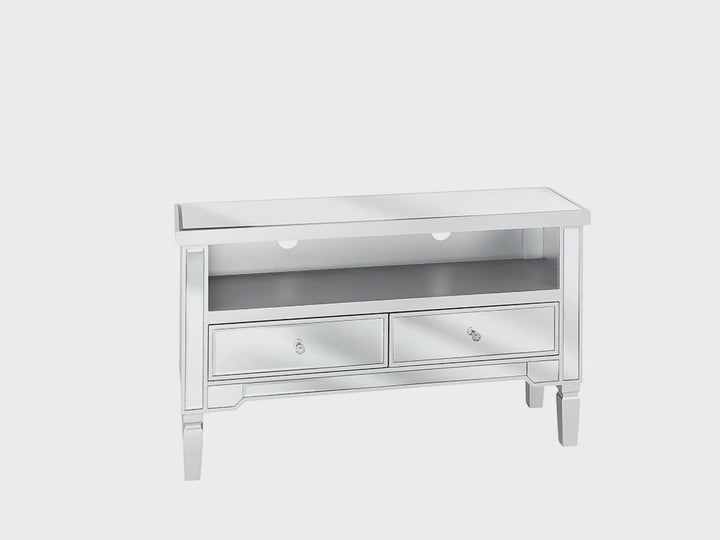 Mirrored TV Stand Silver Nicea