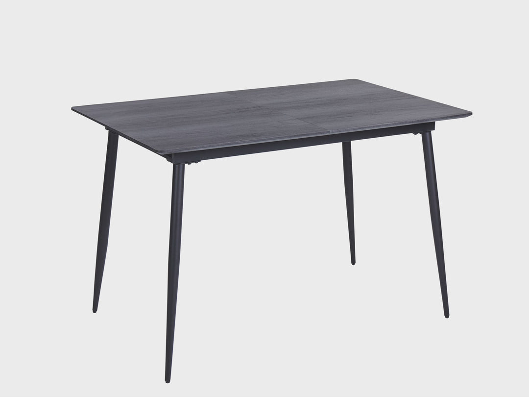 Extending Dining Table 120/160 x 80 cm Grey Murchison