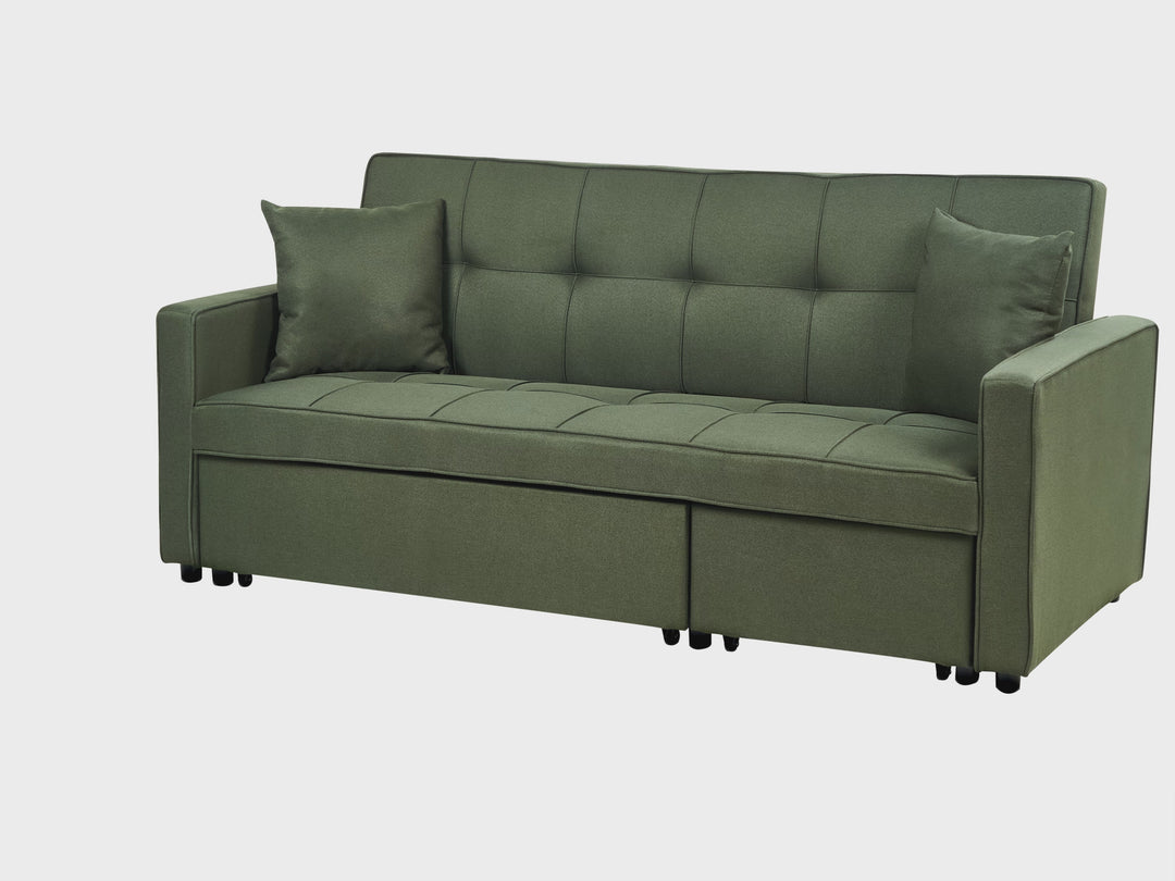 Sofa Bed Dark Green Glomma