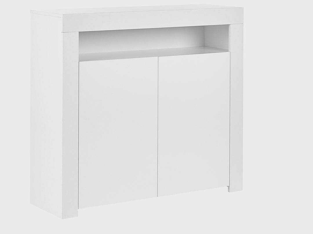 2 Door Sideboard LED White Covina