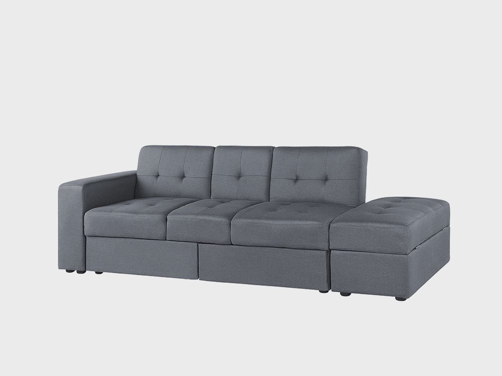 3 Seater Sofa Bed Dark Grey Falsterbo