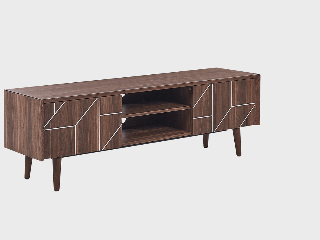 TV Stand Dark Wood Franklin