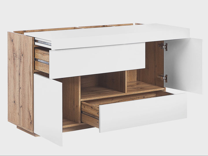 Sideboard / Home Office Desk White Goran