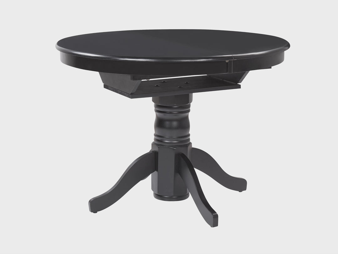 Extending 6 Seater Dining Table  Black Paola