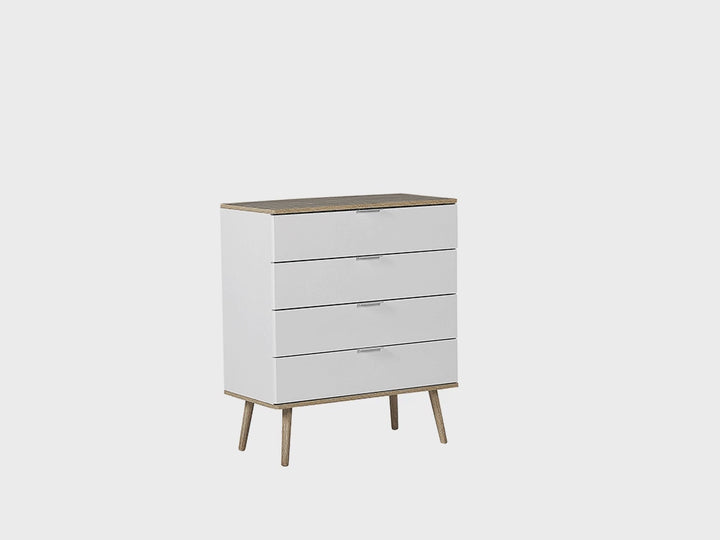 4 Drawer Chest White Walpi