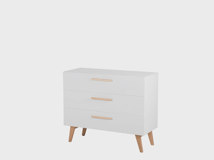 3 Drawer Chest of Drawers White Salem