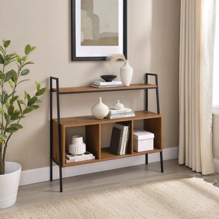 3 Cube Storage Shelf Console Table Cotten