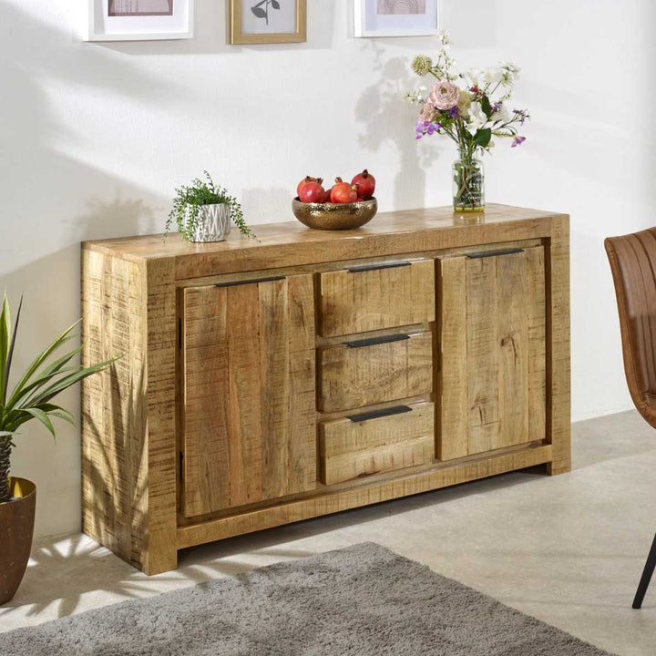 Surrey Solid Wood Large Sideboard 2 Door 3 Drawer