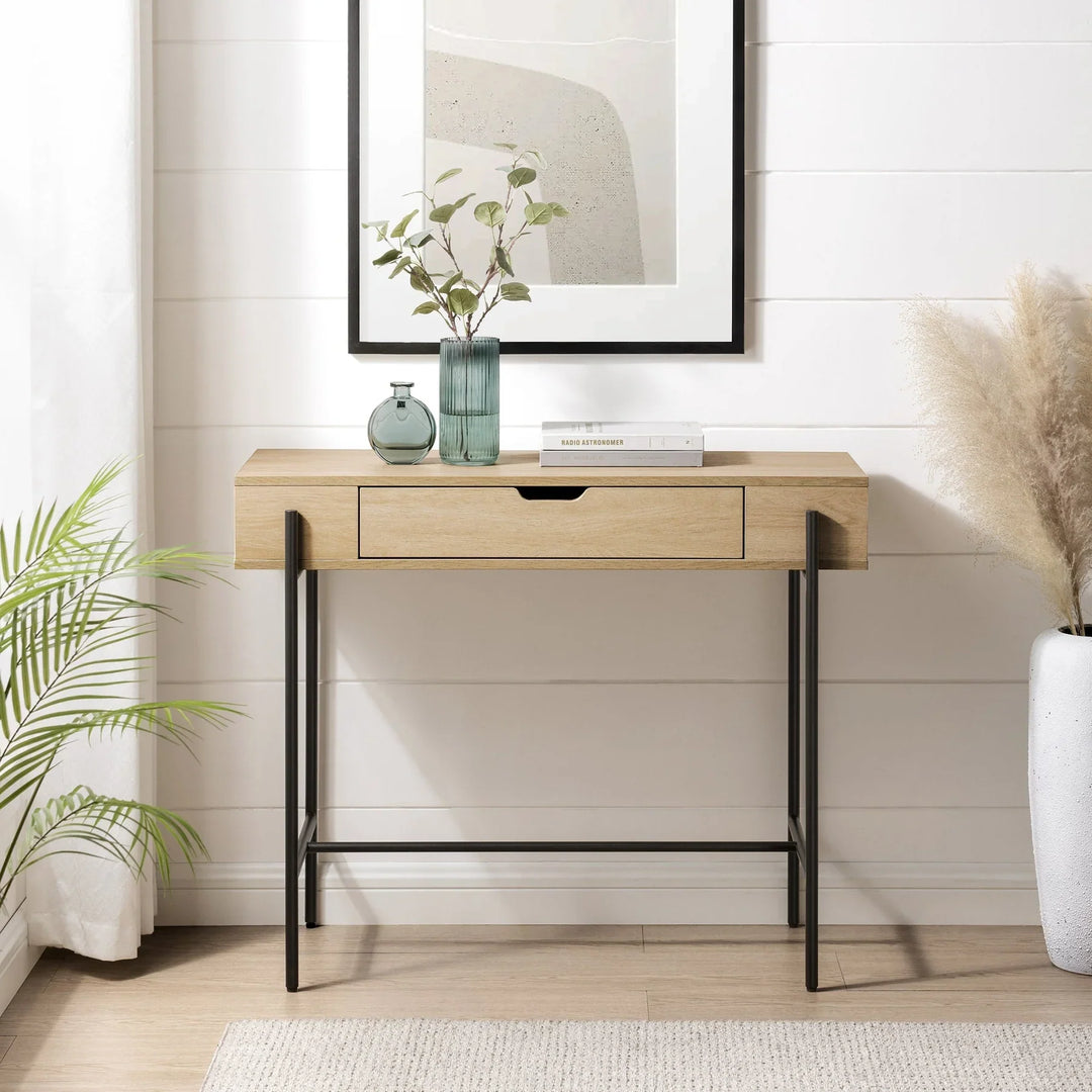 Modern 1 Drawer Console Table Allenville