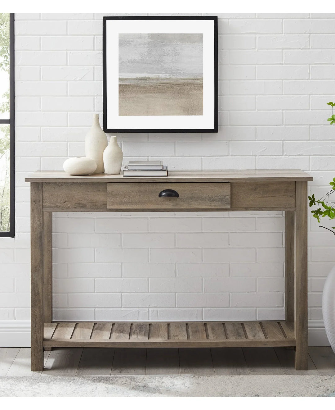 Console Table Grey Wash Amhurst